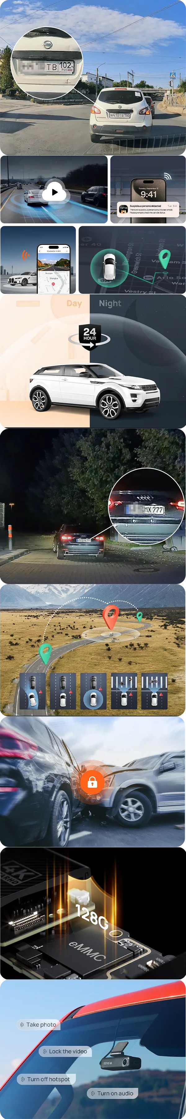 70mai M800 4K zachytí každý detail na silnici – dokonce i v naprosté tmě.